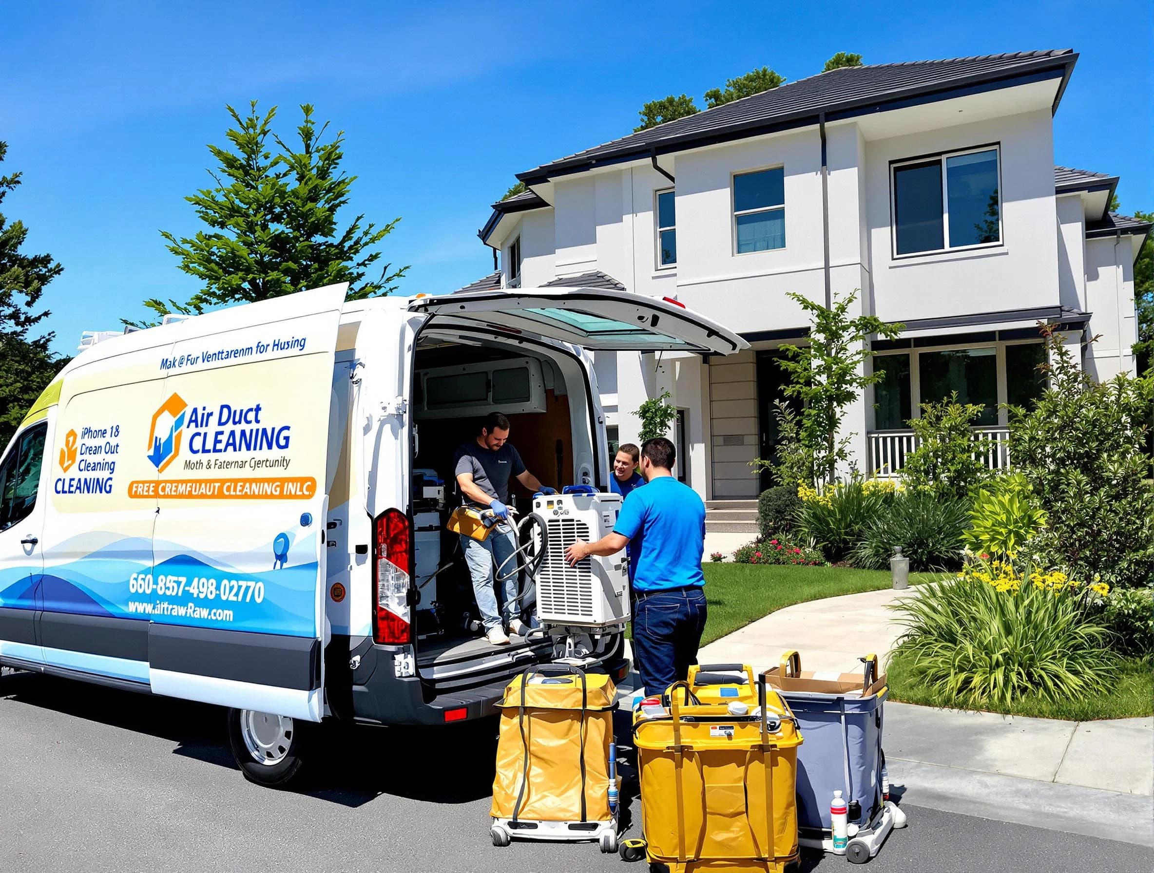 Lochbuie Air Duct Cleaning technician performing professional air duct cleaning in Lochbuie