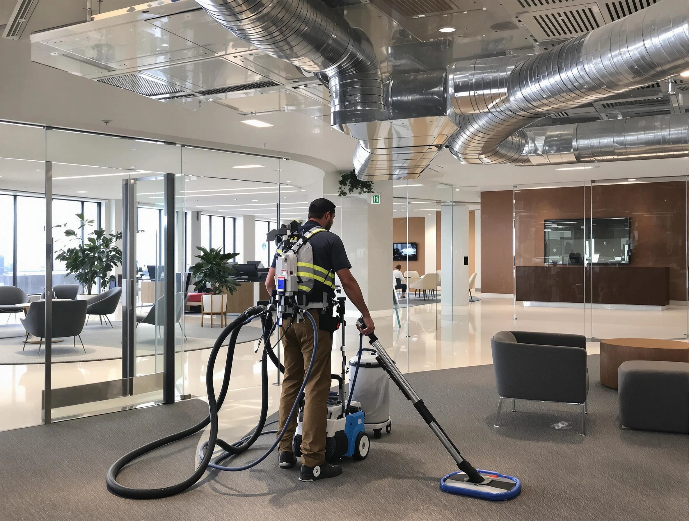 Commercial duct cleaning service by Lochbuie Air Duct Cleaning in Lochbuie