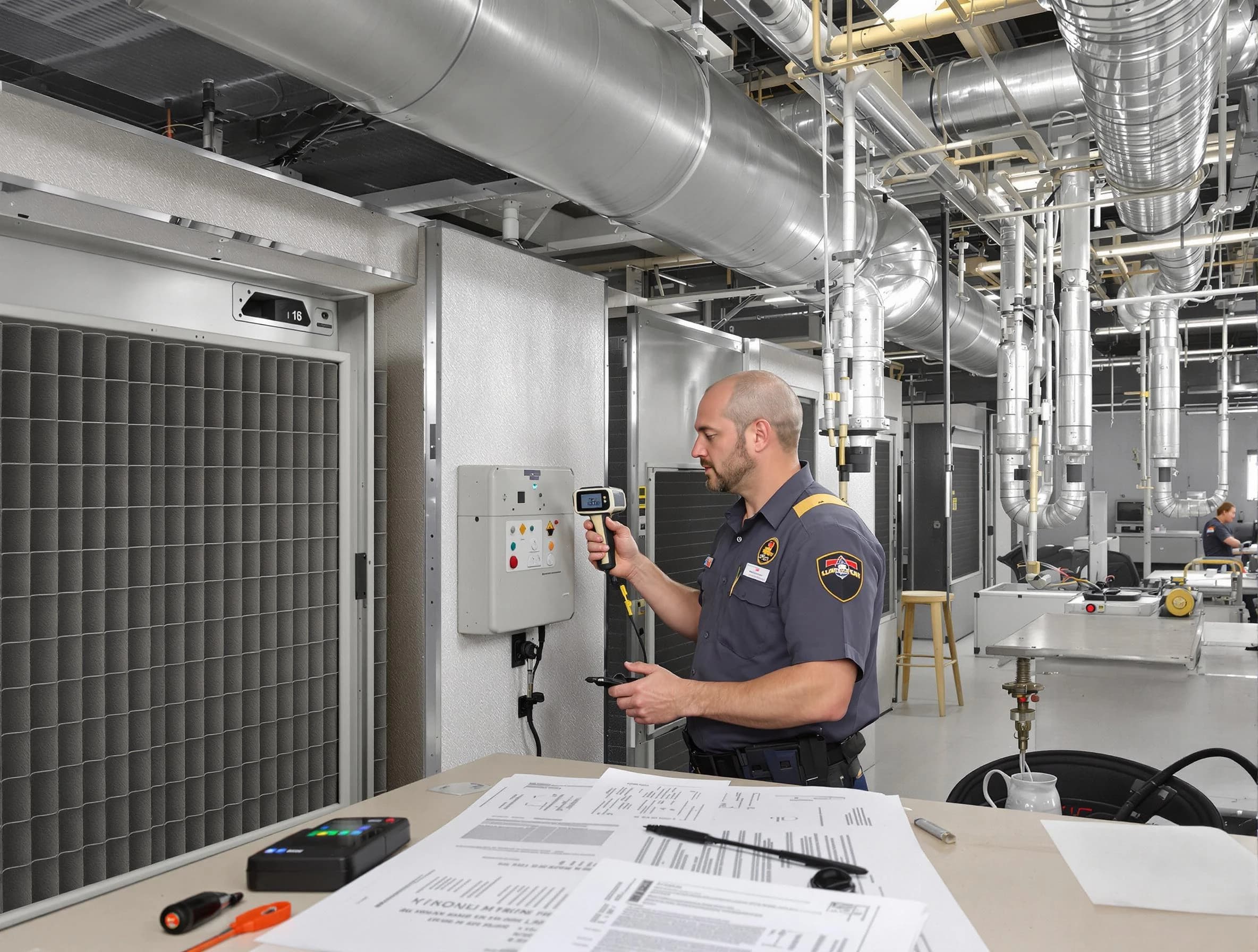 Professional filter system inspection by Lochbuie Air Duct Cleaning in Lochbuie