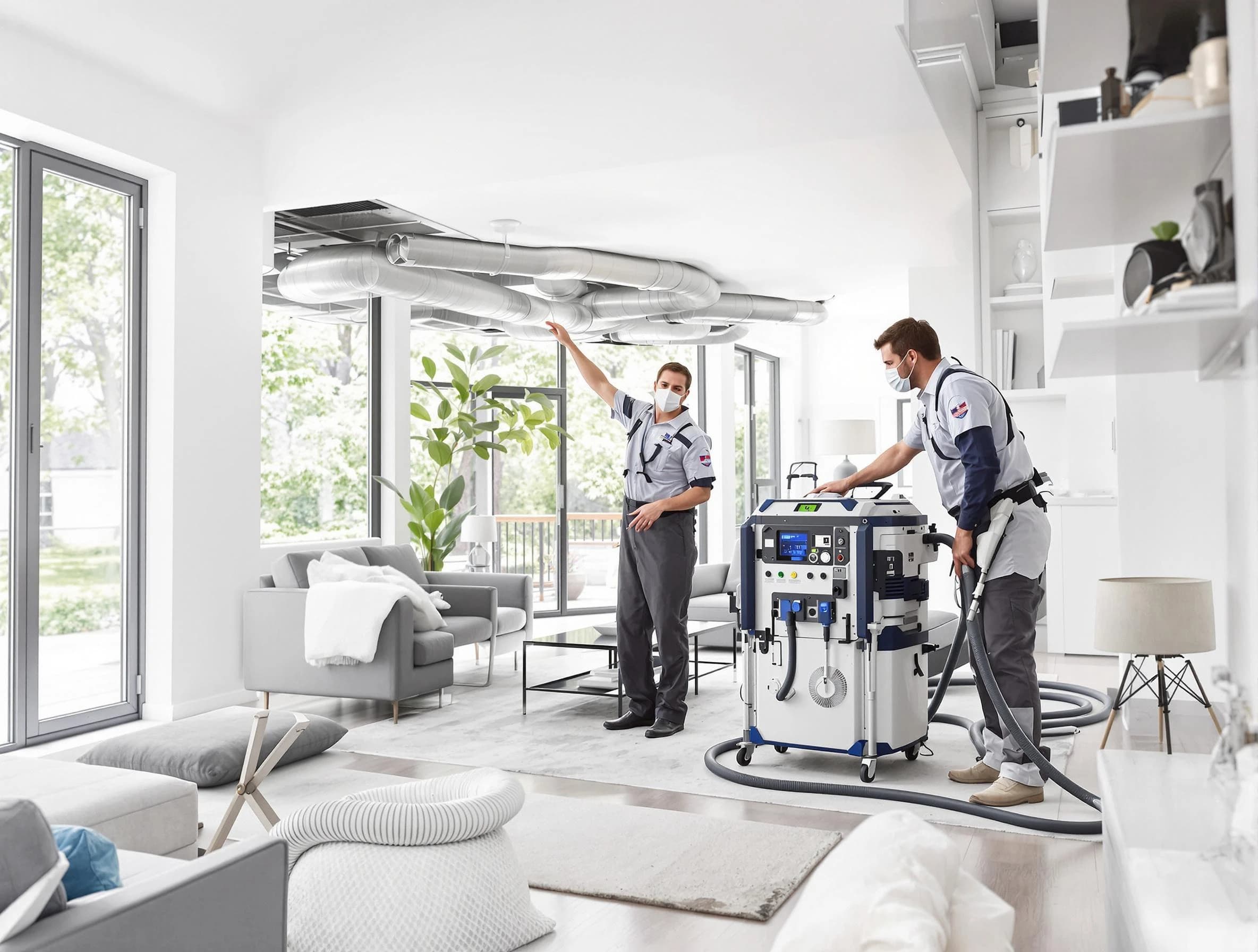 Lochbuie Air Duct Cleaning professional conducting pure air duct cleaning with state-of-the-art equipment in Lochbuie