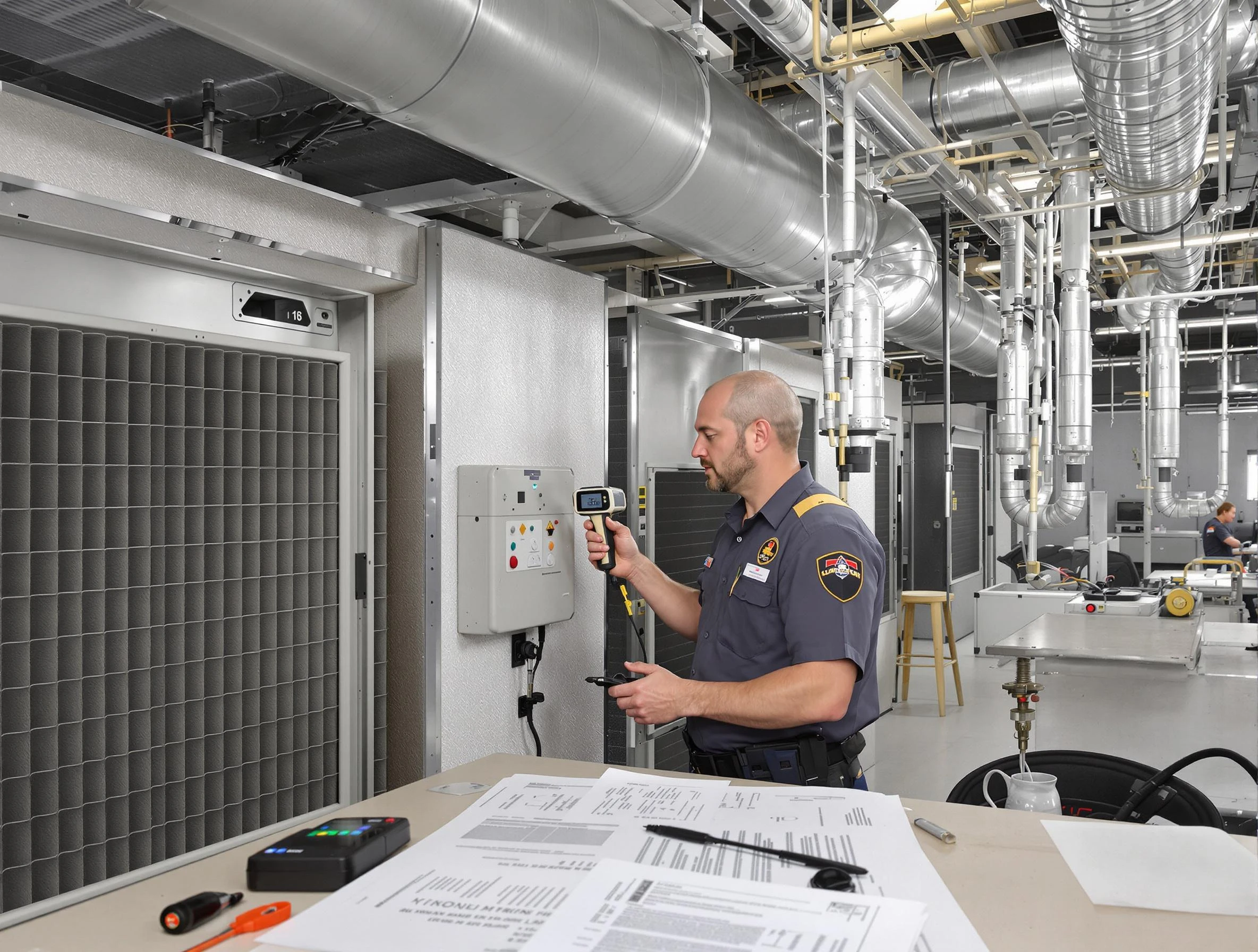 Professional filter system inspection by Lochbuie Air Duct Cleaning in Lochbuie