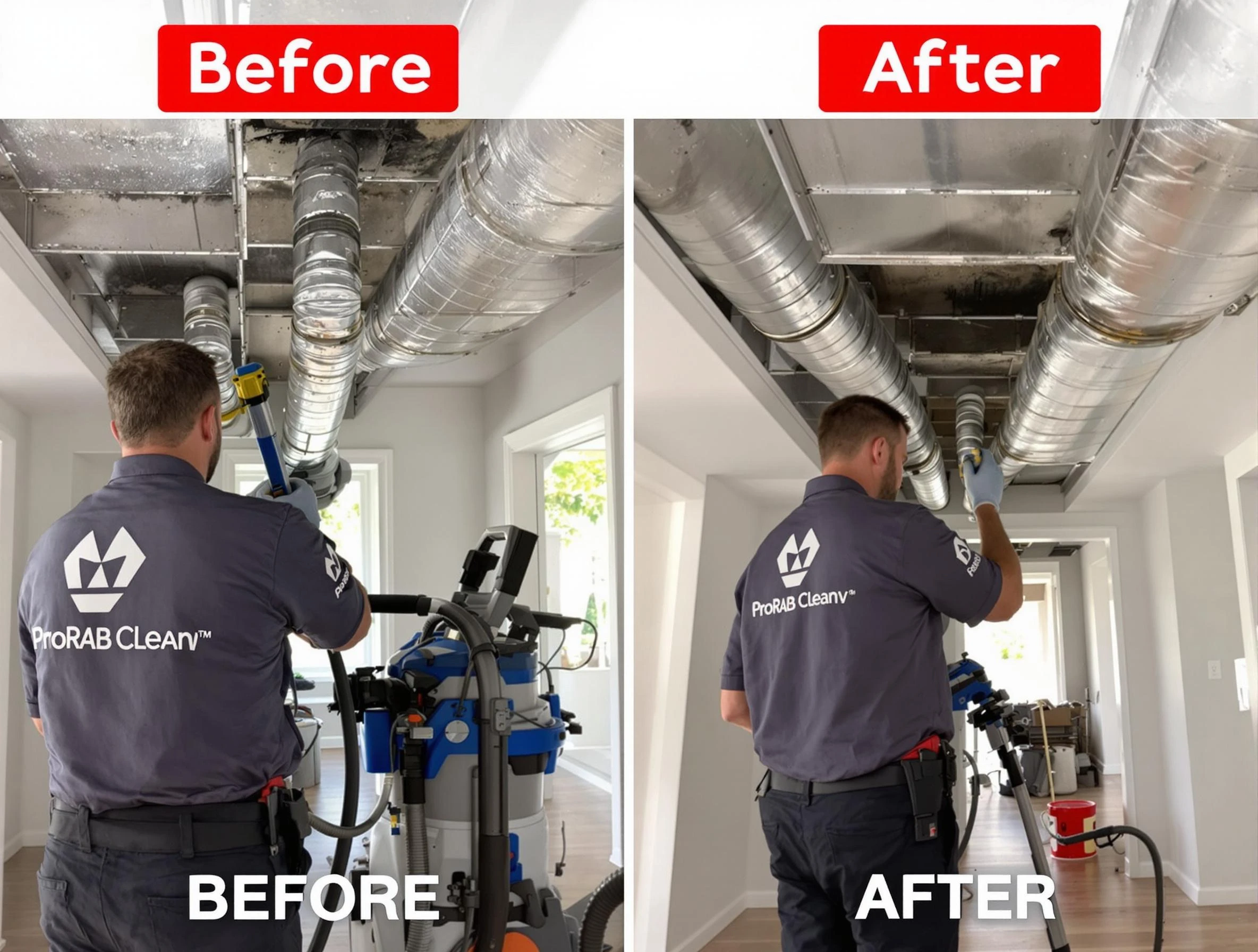 Lochbuie Air Duct Cleaning expert performing thorough residential duct cleaning in a Lochbuie home